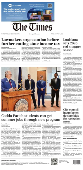 Cover of The Times (Shreveport)