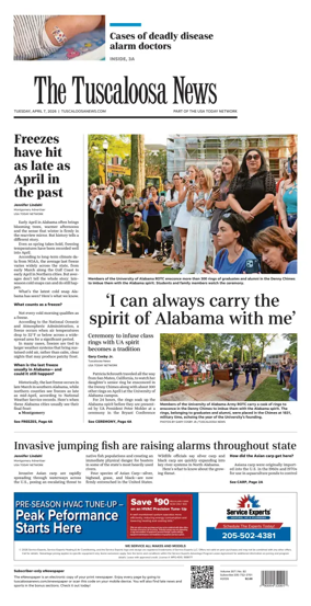 Cover of The Tuscaloosa News