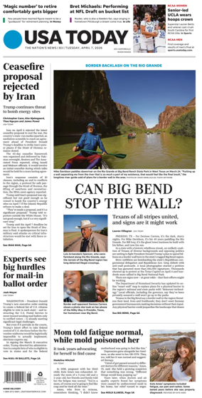 Cover of USA TODAY US Edition