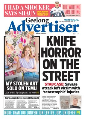 Cover of Geelong Advertiser
