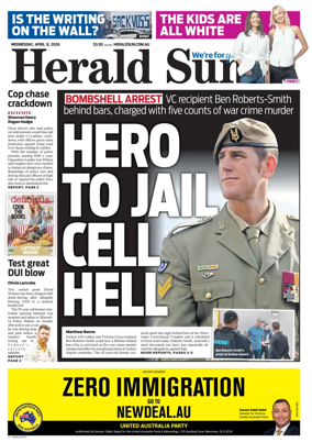 Cover of Herald Sun