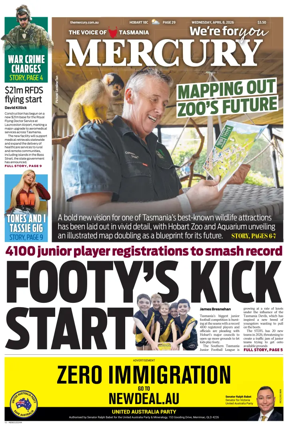 Cover of Mercury (Hobart)