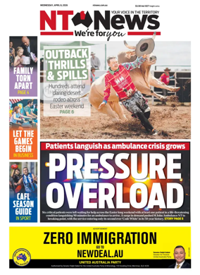 Cover of NT News