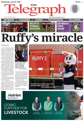 Cover of Seymour Telegraph