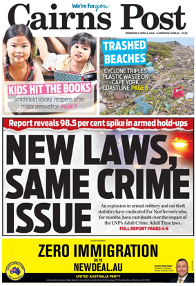Cover of The Cairns Post