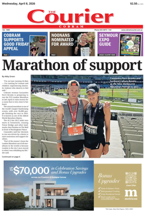 Cover of The Cobram Courier