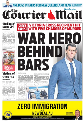 Cover of The Courier-Mail