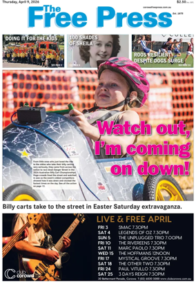 Cover of The Free Press (Corowa)