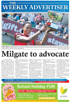 Cover of The Weekly Advertiser Horsham