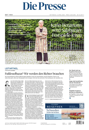 Cover of Die Presse