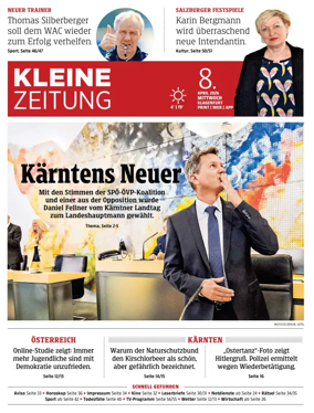 Cover of Kleine Zeitung Kaernten