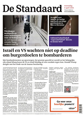 Cover of De Standaard