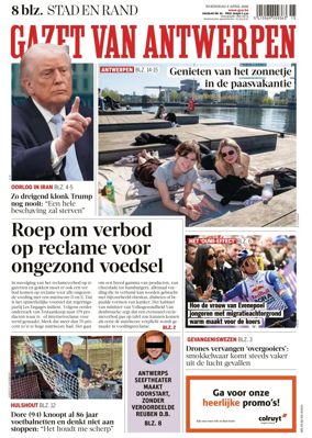 Cover of Gazet van Antwerpen Stad en Rand