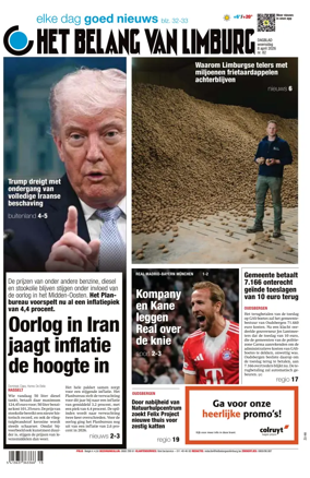 Cover of Het Belang van Limburg