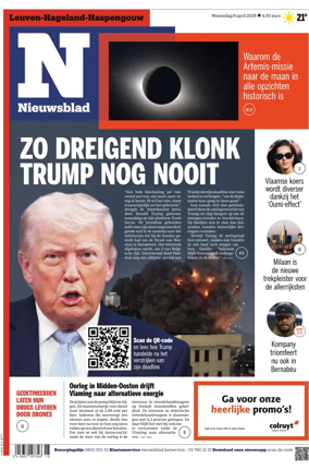 Cover of Het Nieuwsblad