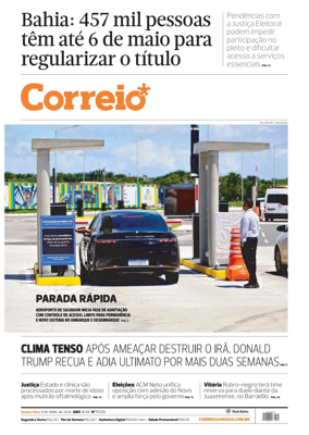 Cover of Correio da Bahia