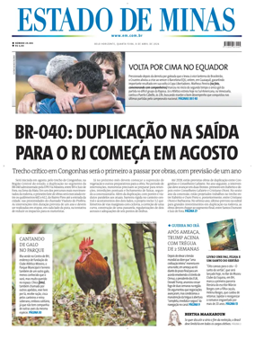 Cover of Estado de Minas (Brazil)