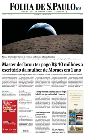 Cover of Folha de S.Paulo