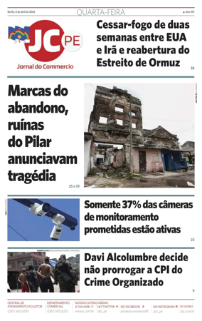 Cover of Jornal do Commercio