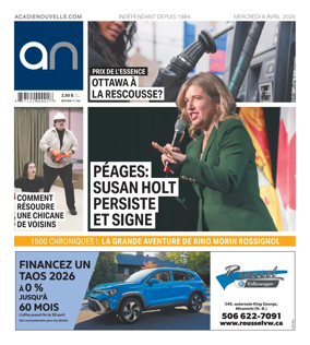 Cover of Acadie Nouvelle