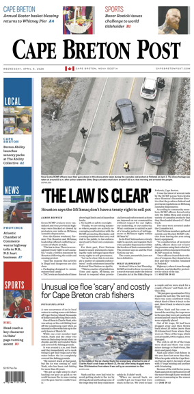Cover of Cape Breton Post