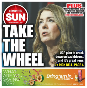 Cover of Edmonton Sun