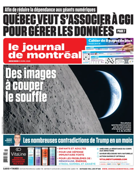 Cover of Le Journal de Montreal