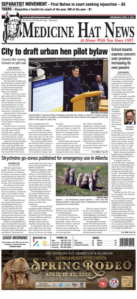 Cover of Medicine Hat News