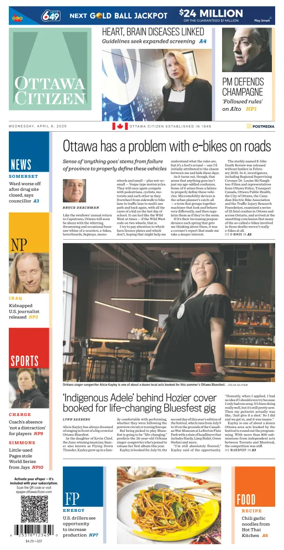 Cover of Ottawa Citizen