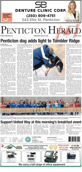 Cover of Penticton Herald