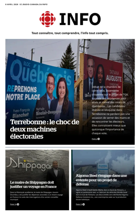 Cover of Radio-Canada Info