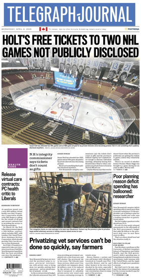 Cover of Telegraph-Journal