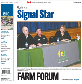 Cover of The Goderich Signal-Star