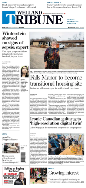 Cover of The Welland Tribune