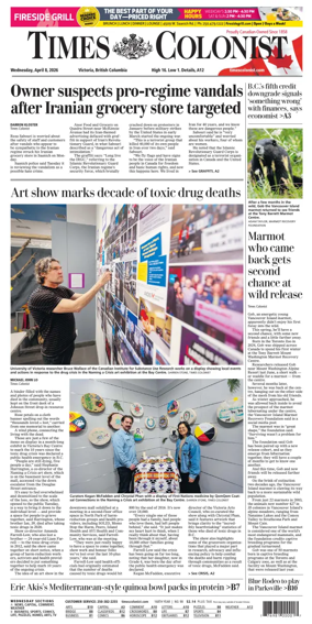 Cover of Times Colonist
