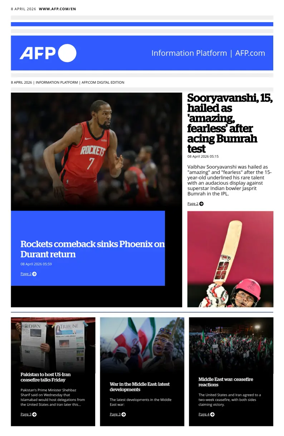 Cover of AFP English