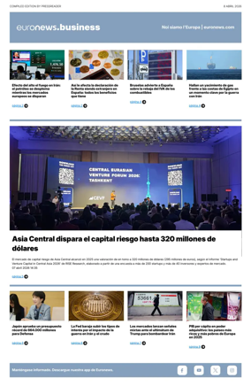 Cover of Euronews Business (Spanish) Compiled Edition