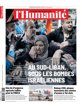 Cover of L'HUMANITE