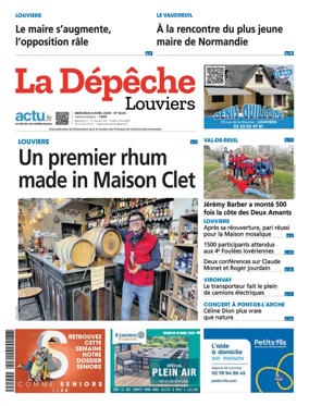Cover of La Depeche Louviers