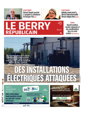 Cover of Le Berry Republicain