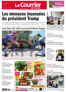 Cover of Le Courrier de l’Ouest (Nord Anjou)