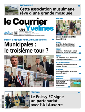Cover of Le Courrier des Yvelines (Poissy)