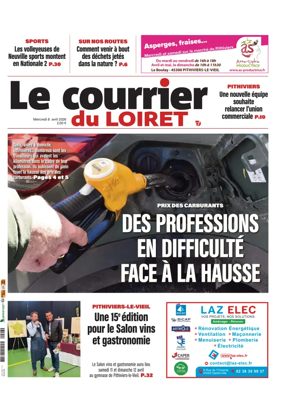 Cover of Le Courrier du Loiret