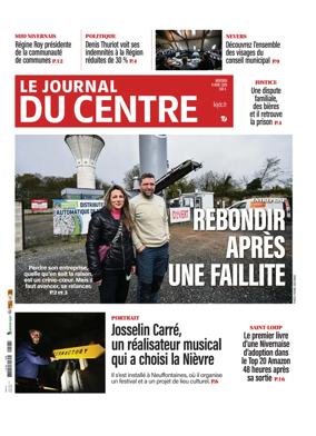 Cover of Le Journal du Centre