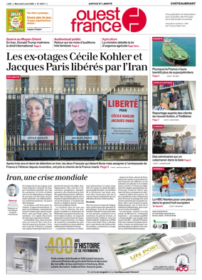 Cover of Ouest France (Chateaubriant)