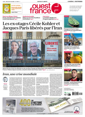 Cover of Ouest France (Loudeac / Rostrenen)