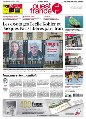 Cover of Ouest France (Nantes Nord-Loire - Ancenis)