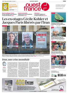 Cover of Ouest France (Orne)