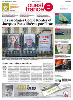 Cover of Ouest France (Ploermel)