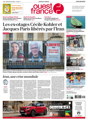 Cover of Ouest France (Pornic / Pays de Retz)